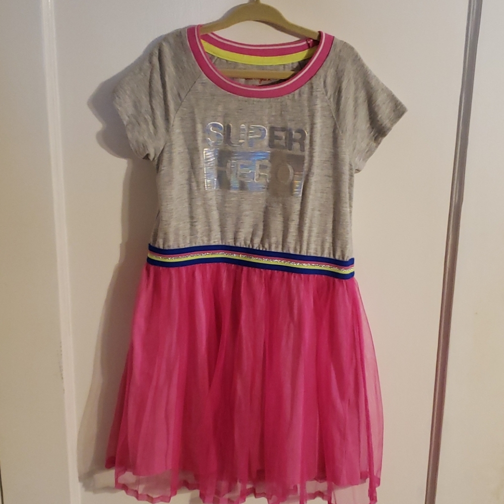 3 for $15 Closet Clear Out Sale - Girls short sleeve 'Super Hero' dress